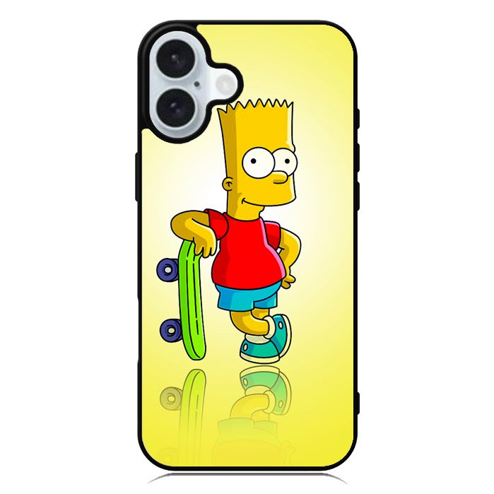 bart simpsons iPhone 16 Plus Case QC0572