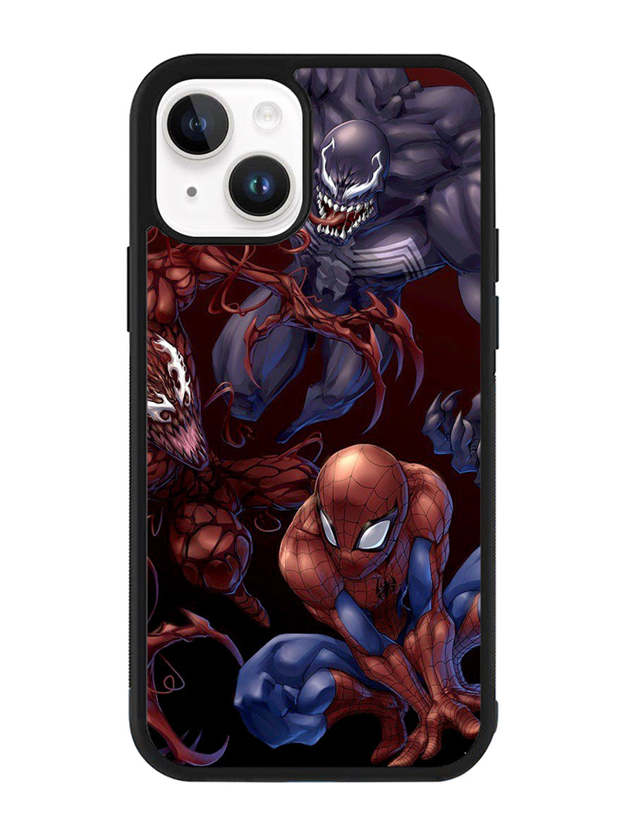 Spiderman Venom Carnage Back iPhone 14 Case QC0573