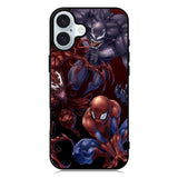 Spiderman Venom Carnage Back iPhone 16 Case QC0573