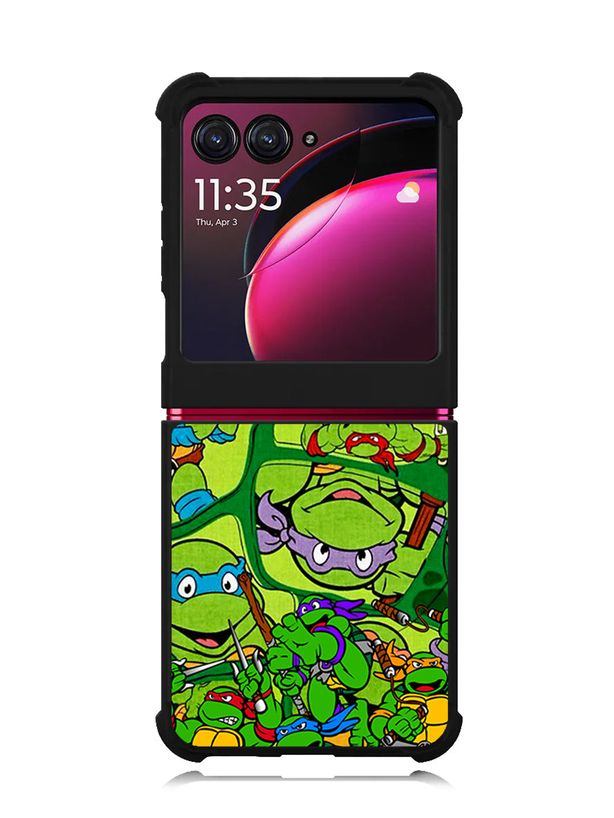 Teenage Mutant Ninja Turtles Collage 1st Motorola Moto Razr Plus 2023 , Moto Razr+ 2023 Case