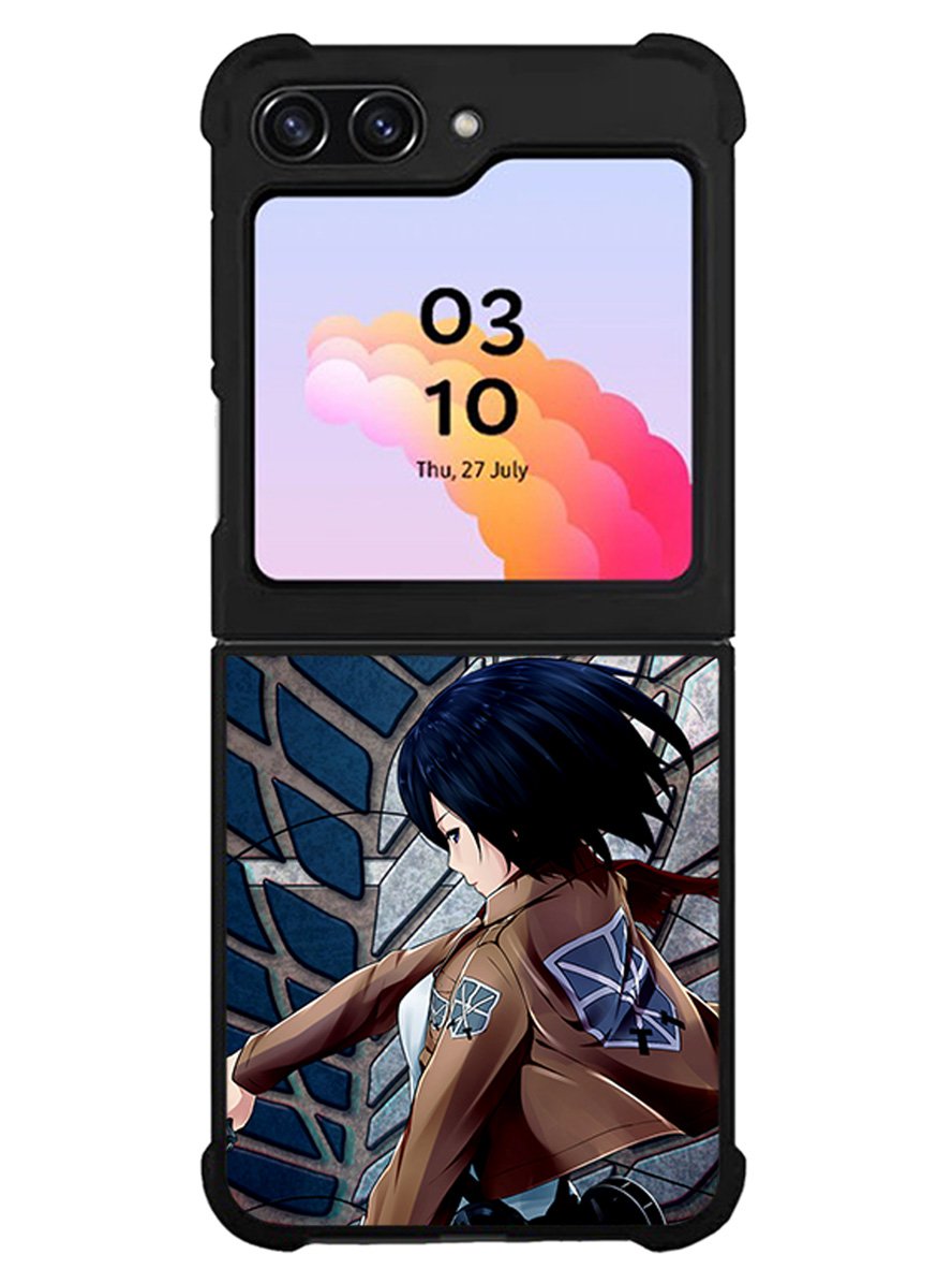 Attack on Titan Mikasa Samsung Galaxy Z Flip 5 5G 2023 Case OV0618