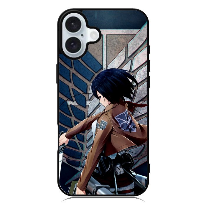 Attack on Titan Mikasa iPhone 16 Case QC0618
