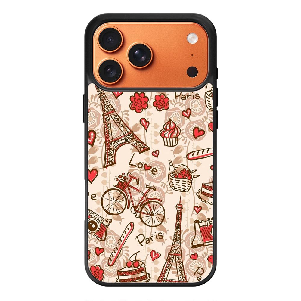 paris vintage iPhone 17 Pro Case QC0632
