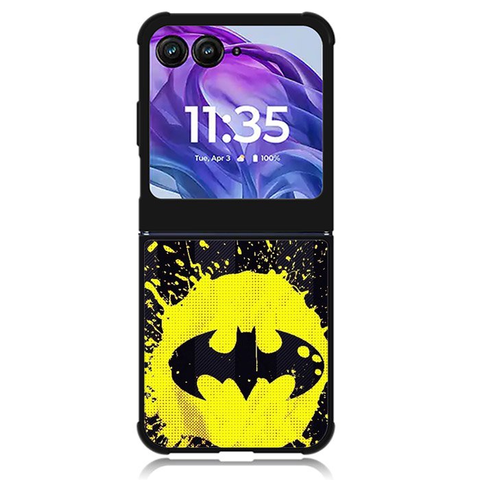 Batman Logo Yellow Motorola Moto Razr Plus 2024 , Moto Razr+ 2024 Case OV0633