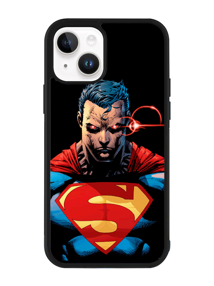 superman red eyes iPhone 15 Plus Case OV2304