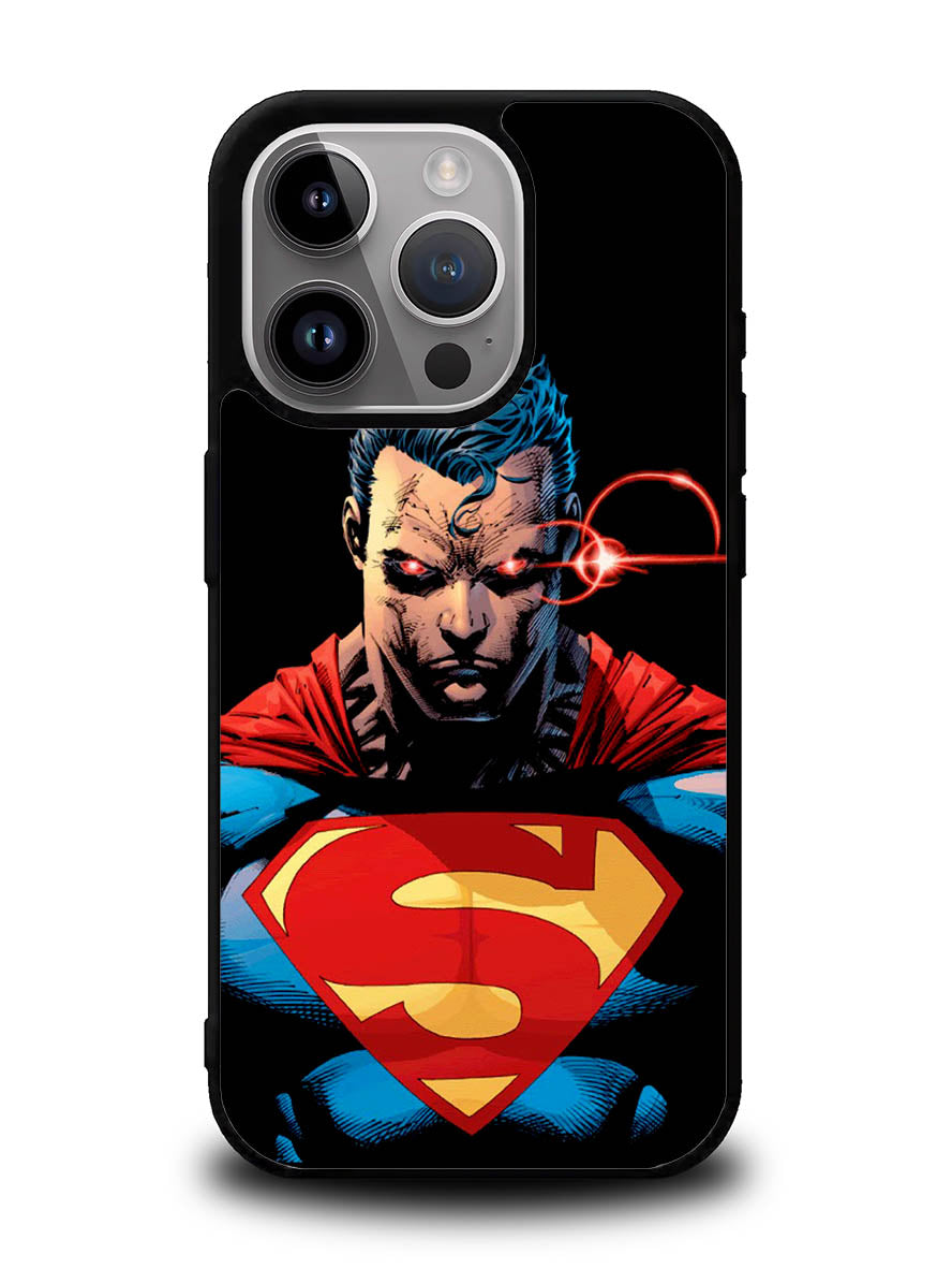 superman red eyes iPhone 15 Pro Case