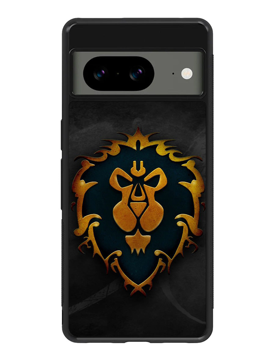 World of Warcraft Alliance Gold Logo Google Pixel 8A Case QC0642