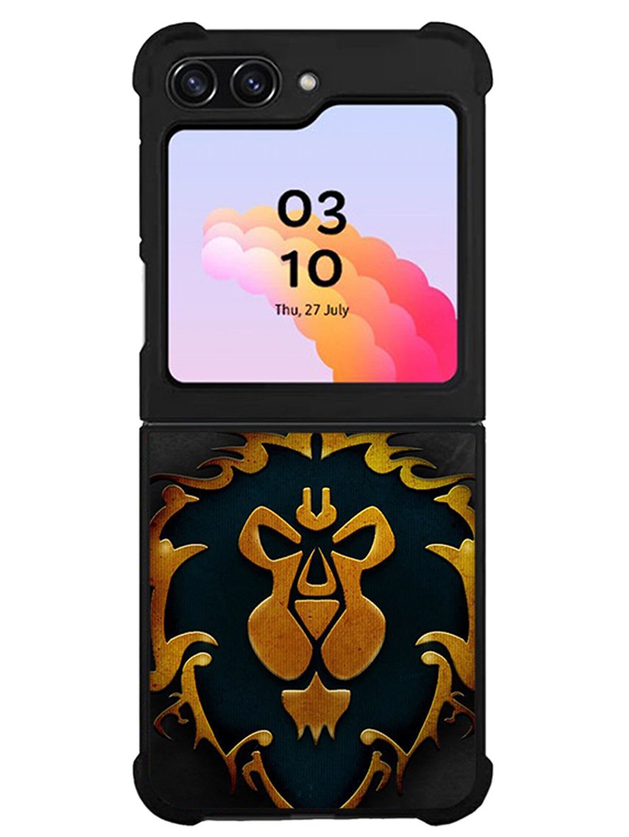 World of Warcraft Alliance Gold Logo Samsung Galaxy Z Flip 5 5G 2023 Case OV0642