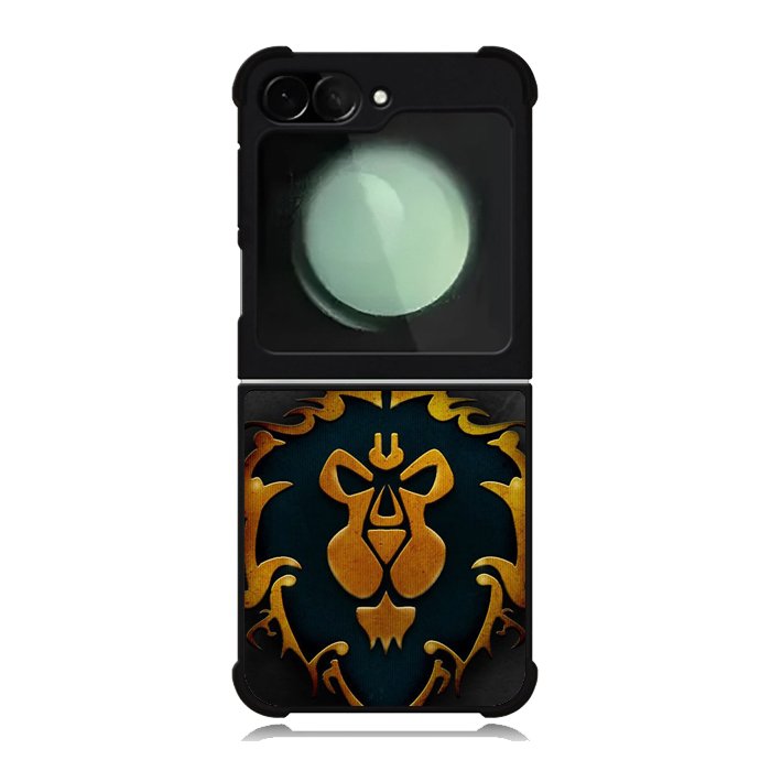 World of Warcraft Alliance Gold Logo Samsung Galaxy Z Flip 6 5G 2024 Case OV0642