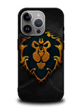 World of Warcraft Alliance Gold Logo iPhone 16 Pro Max Case OV0642