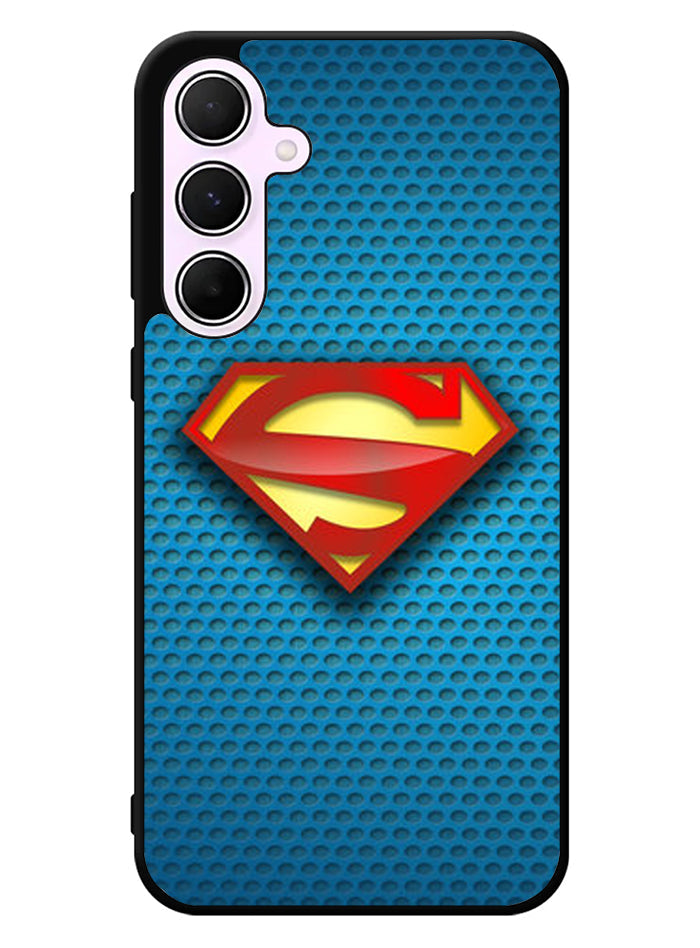 Superman Blue Carbon Logo Samsung Galaxy A55 5G Case