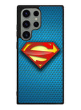 Superman Blue Carbon Logo Samsung Galaxy S23 Ultra 5G Case