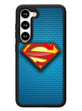 Superman Blue Carbon Logo Samsung Galaxy S23 5G Case