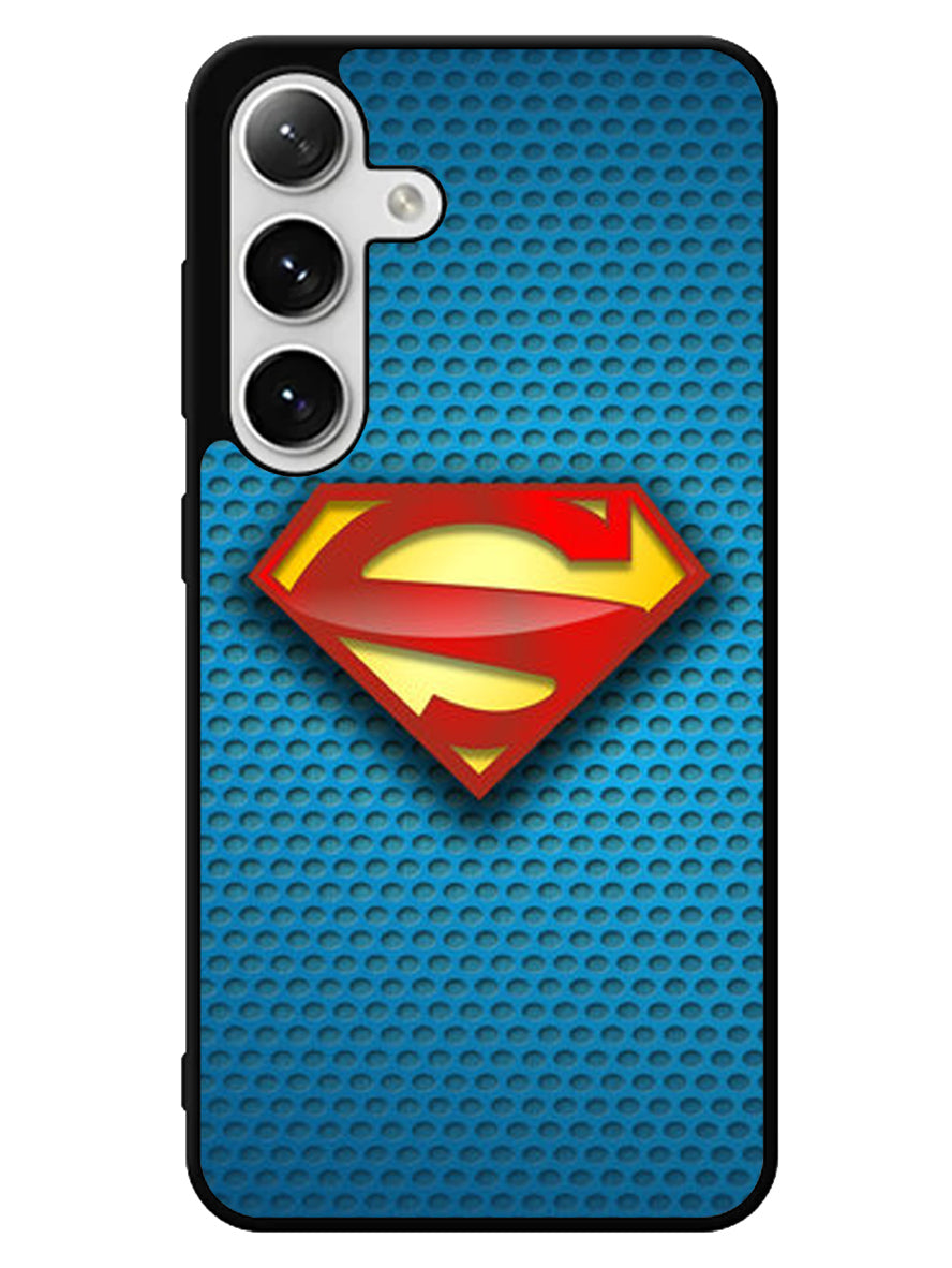 Superman Blue Carbon Logo Samsung Galaxy S24 5G Case