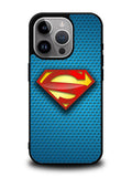 Superman Blue Carbon Logo iPhone 16 Pro Max Case