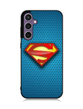 Superman Blue Carbon Logo Samsung Galaxy S23 FE 5G Case