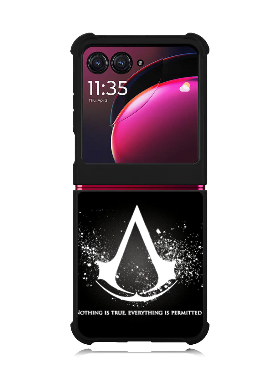 Assassins Creed Symbol Glow Motorola Moto Razr Plus 2023 , Moto Razr+ 2023 Case