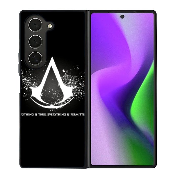 Assassins Creed Symbol Glow Samsung Galaxy Z Fold 6 Case