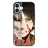 attack on titan eren iPhone 16 Plus Case QC0660