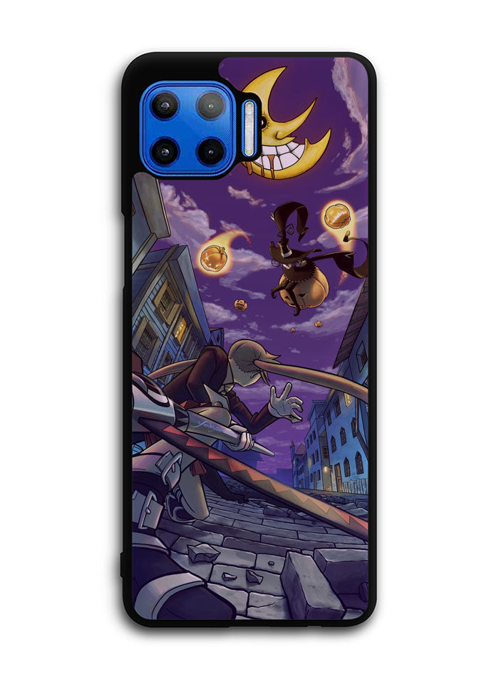 Soul Eater Blair And Maka Motorola Moto One 5G Case , Moto One 5G UW Case , Moto G 5G Plus Case
