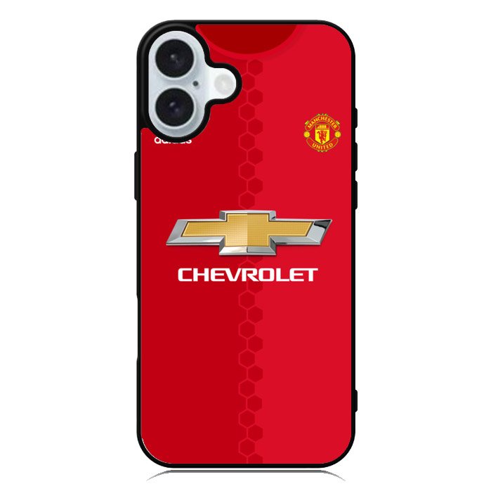 Manchester United jersey iPhone 16 Case QC0671
