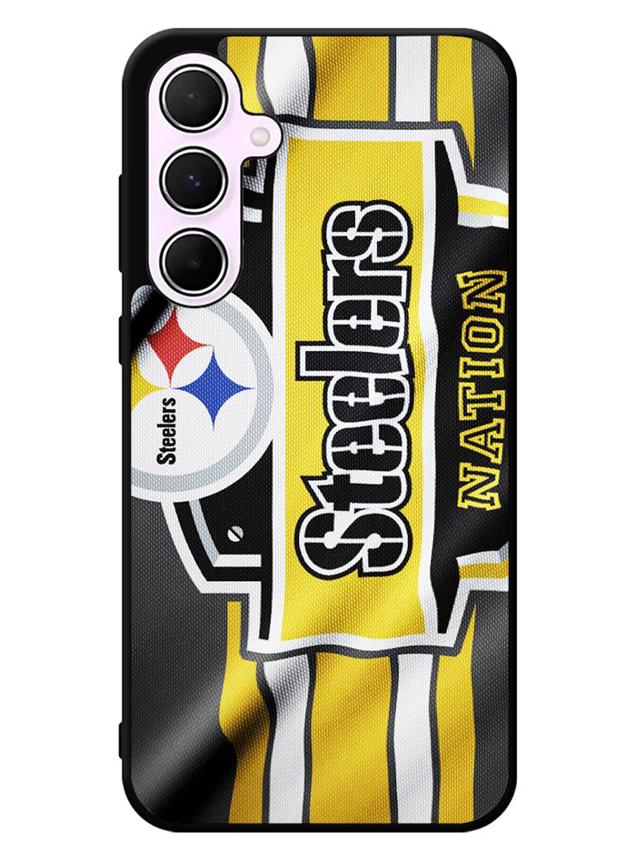 Pittsburgh Steelers Nation Samsung Galaxy A55 5G Case
