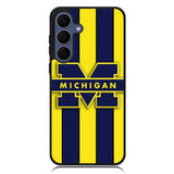 michigan wolverines logo Samsung Galaxy S25 FE Case OV3309