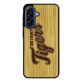 detroit tigers logo wood Samsung Galaxy A17 Case QC4689