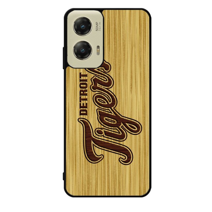 detroit tigers logo wood Motorola Moto G Stylus 5G 2024 Case OV4689