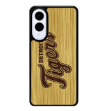 detroit tigers logo wood Samsung Galaxy S25 Edge 5G Case OV4689