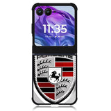 Porsche Cars Sports Logo Motorola Moto Razr Plus 2024 , Moto Razr+ 2024 Case