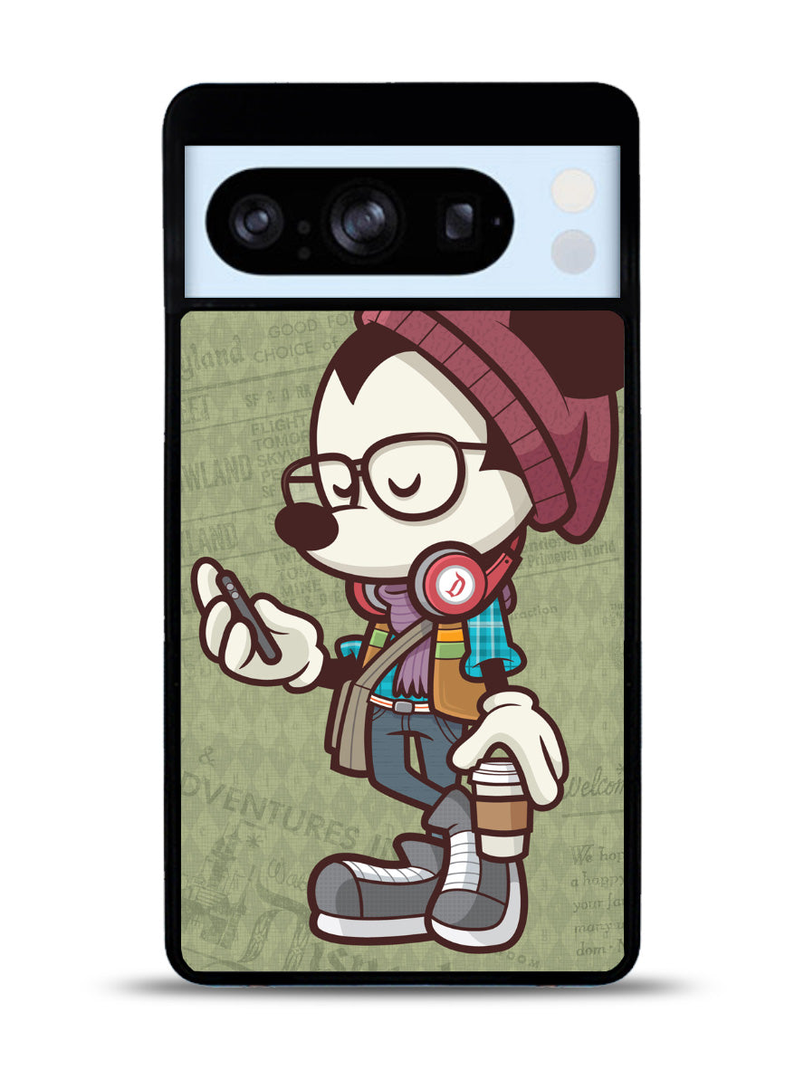 mickey mouse hipster Google Pixel 8 Pro Case QC3276