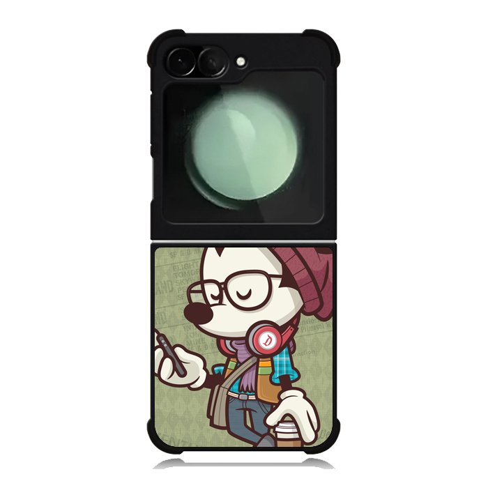 mickey mouse hipster Samsung Galaxy Z Flip 6 5G 2024 Case OV3276