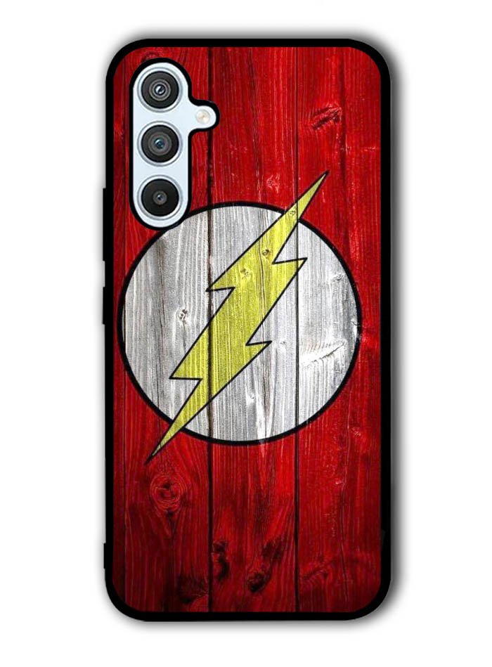 Flash SUperhero Logo on Wood Samsung Galaxy A14 5G Case QC0690