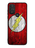 Flash SUperhero Logo on Wood Motorola Moto G Pure 2021 , Moto G Power 2022 Case OV0690