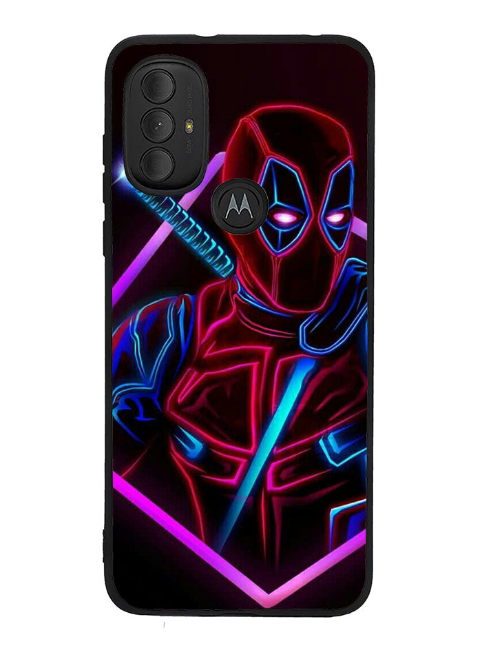 Deadpool Neon Motorola Moto G Pure 2021 , Moto G Power 2022 Case