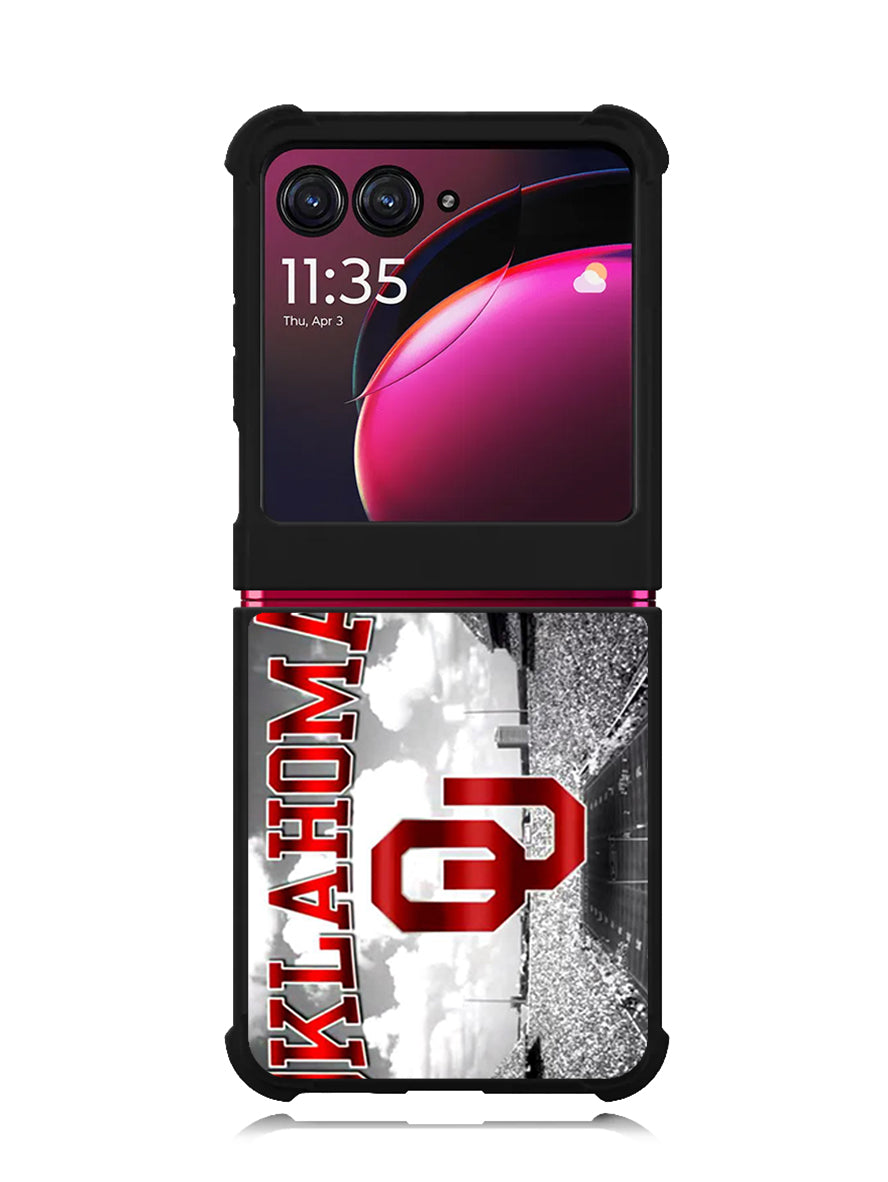 Oklahoma Sooners Motorola Moto Razr Plus 2023 , Moto Razr+ 2023 Case