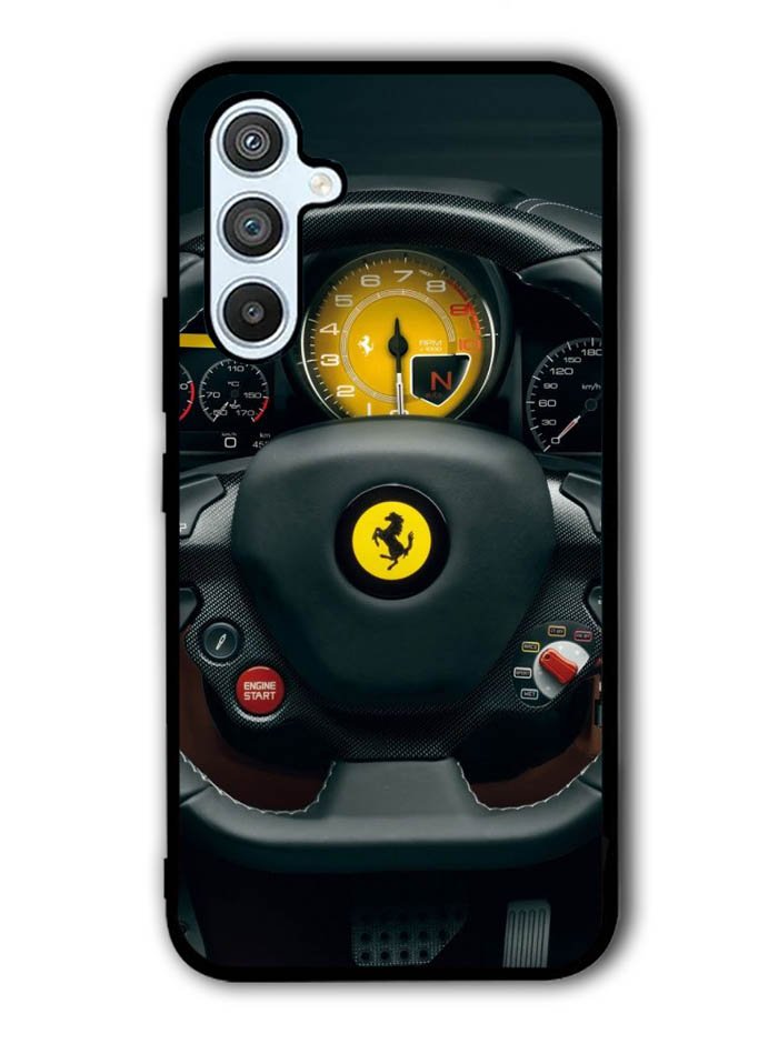 Red Ferrari Logo Samsung Galaxy A14 5G Case QC0479