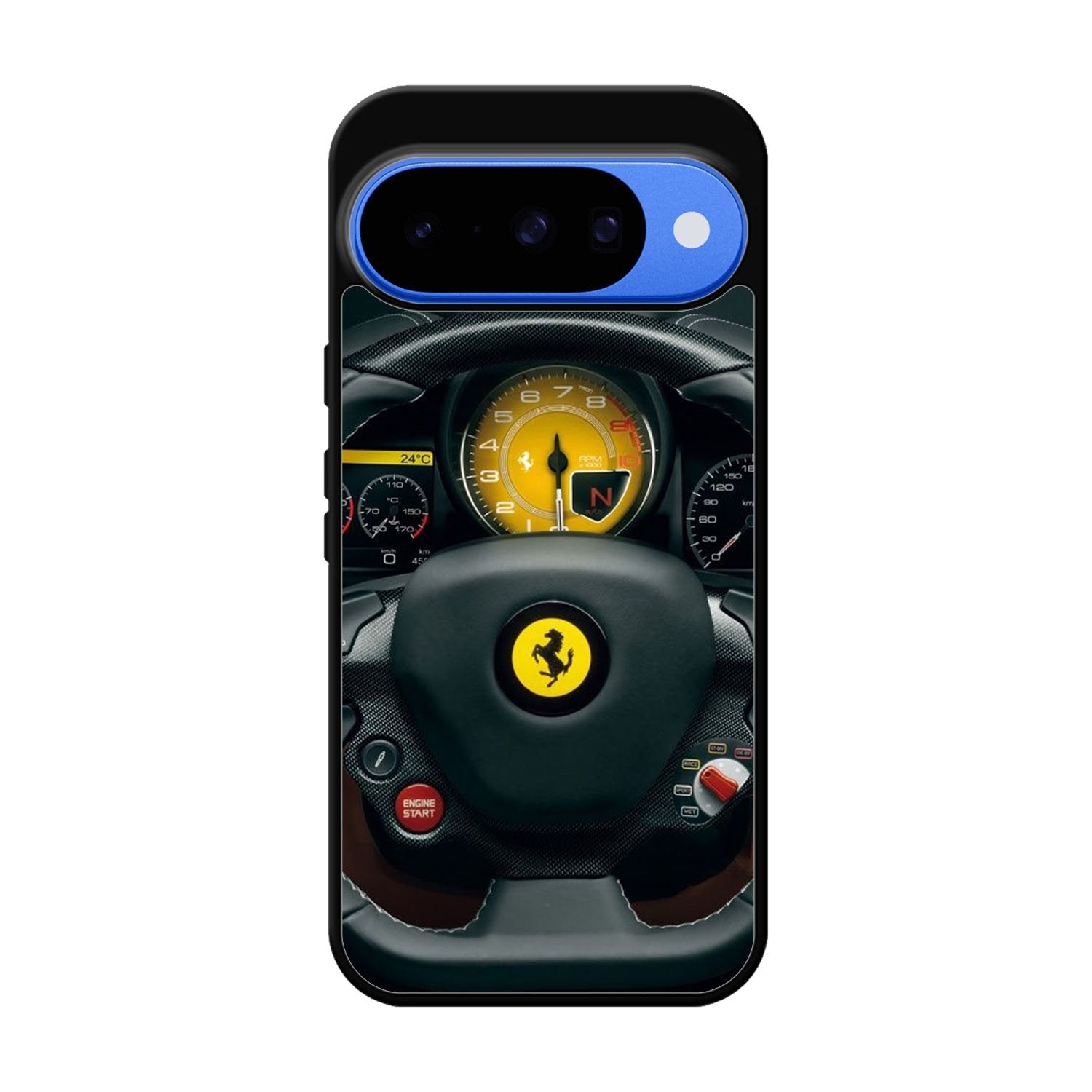 Red Ferrari Logo Google Pixel 10 Case OV0479