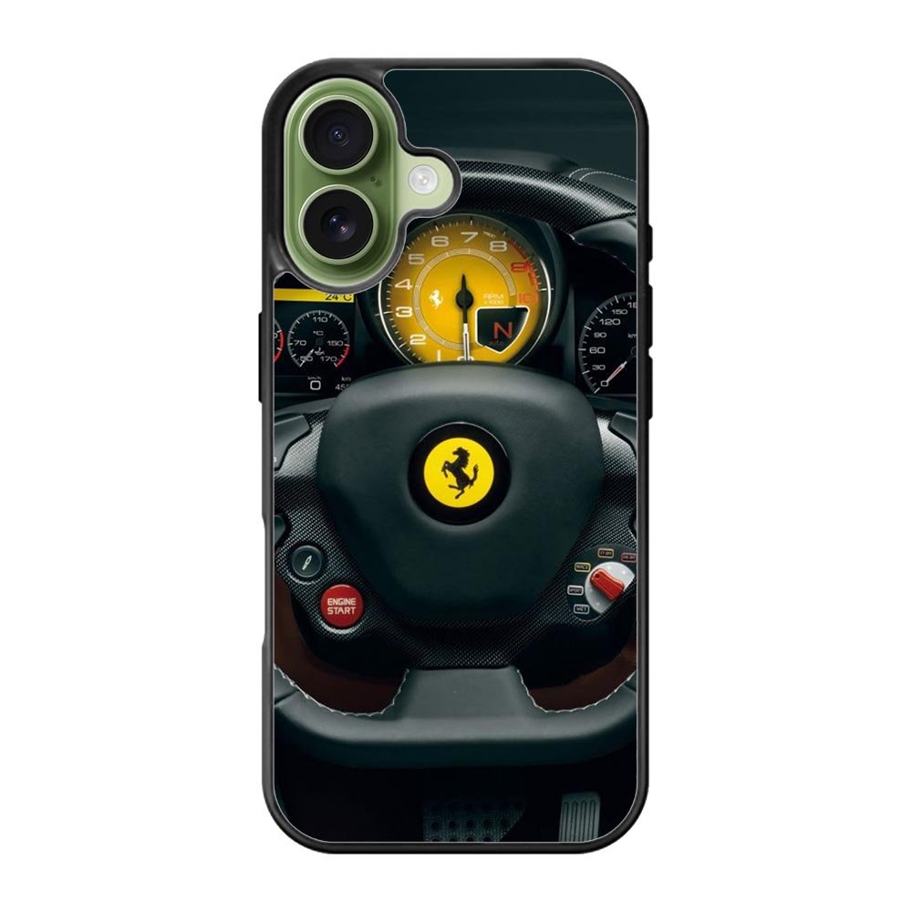 Red Ferrari Logo iPhone 17 Case OV0479