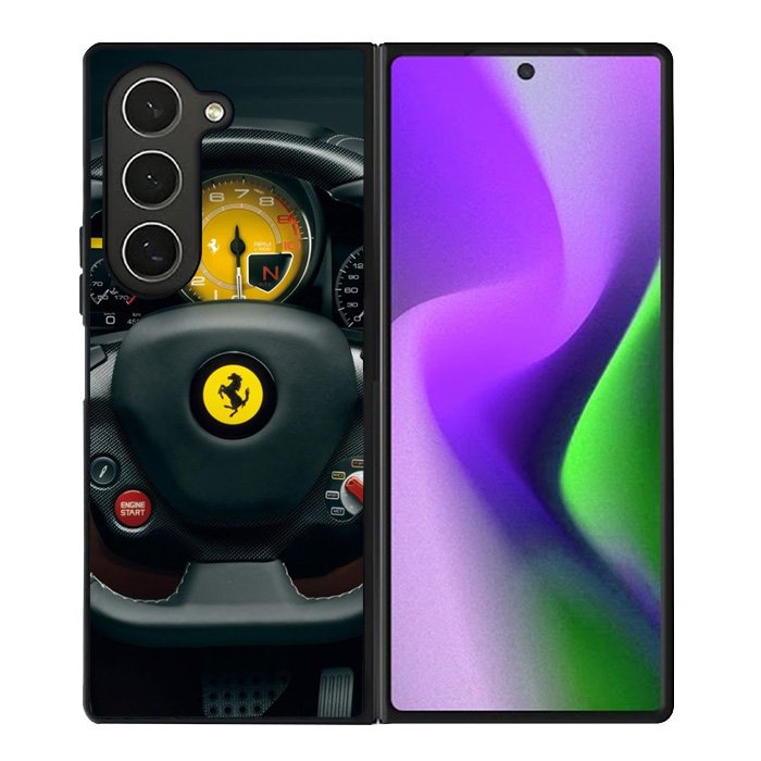 Red Ferrari Logo Samsung Galaxy Z Fold 6 5G 2024 Case OV0479