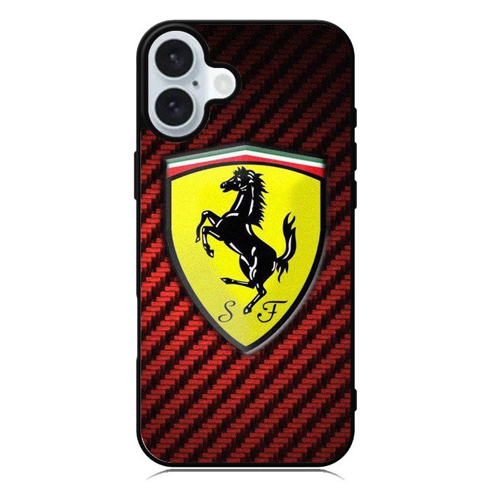 ferrari Logo iPhone 16 Case QC0481