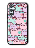 pusheen pattern Samsung Galaxy A14 5G Case QC0482