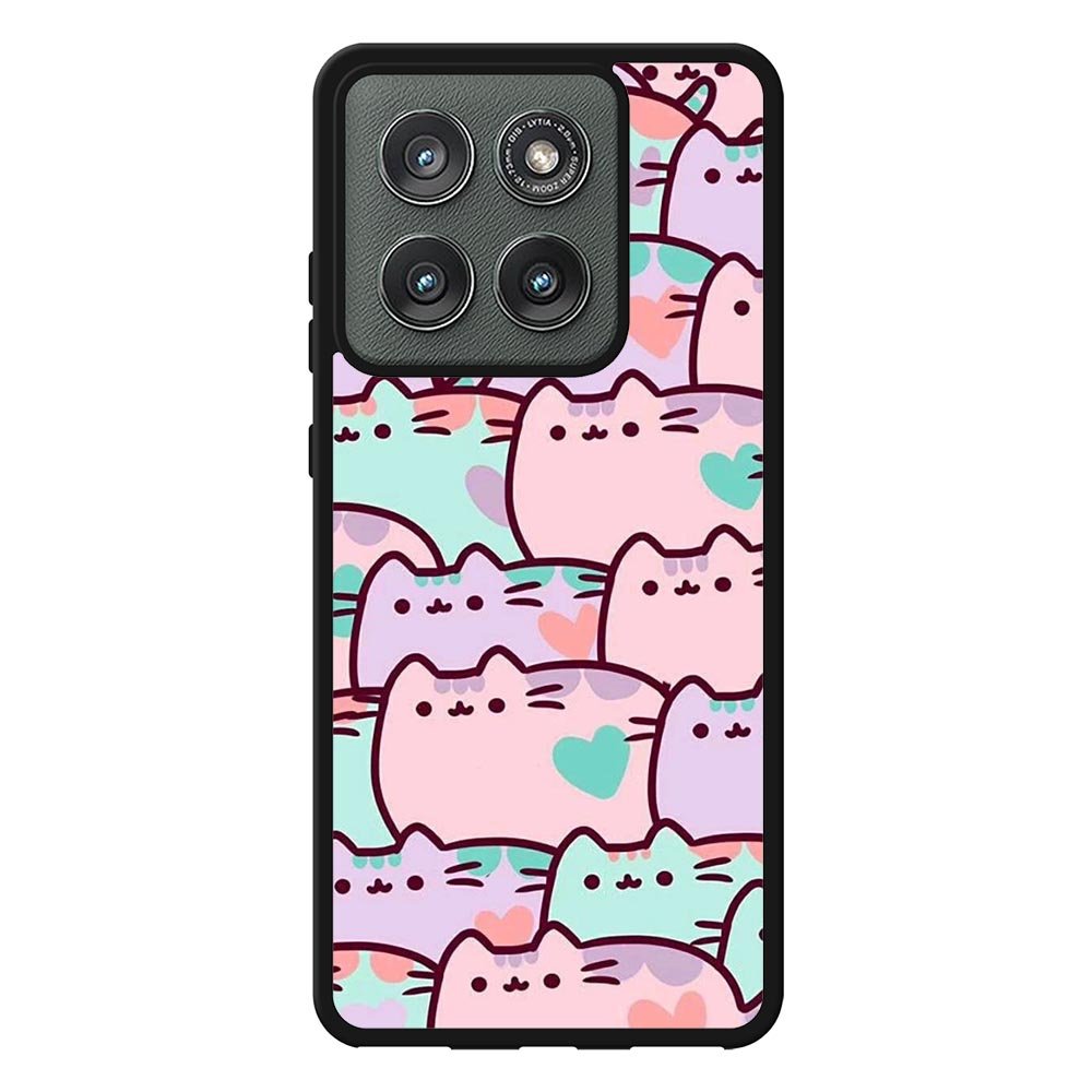 pusheen pattern Motorola Moto Edge 2025 Case QC0482