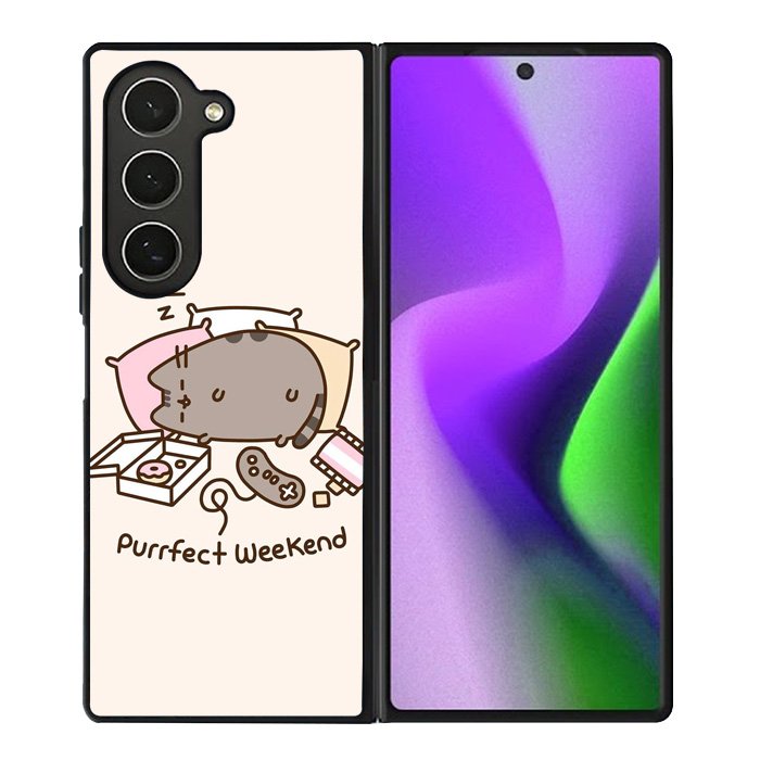 Pusheen Cat 1st Samsung Galaxy Z Fold 6 Case