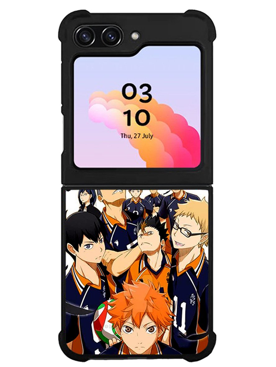 haikyuu season 4 Samsung Galaxy Z Flip 5 5G 2023 Case OV0496