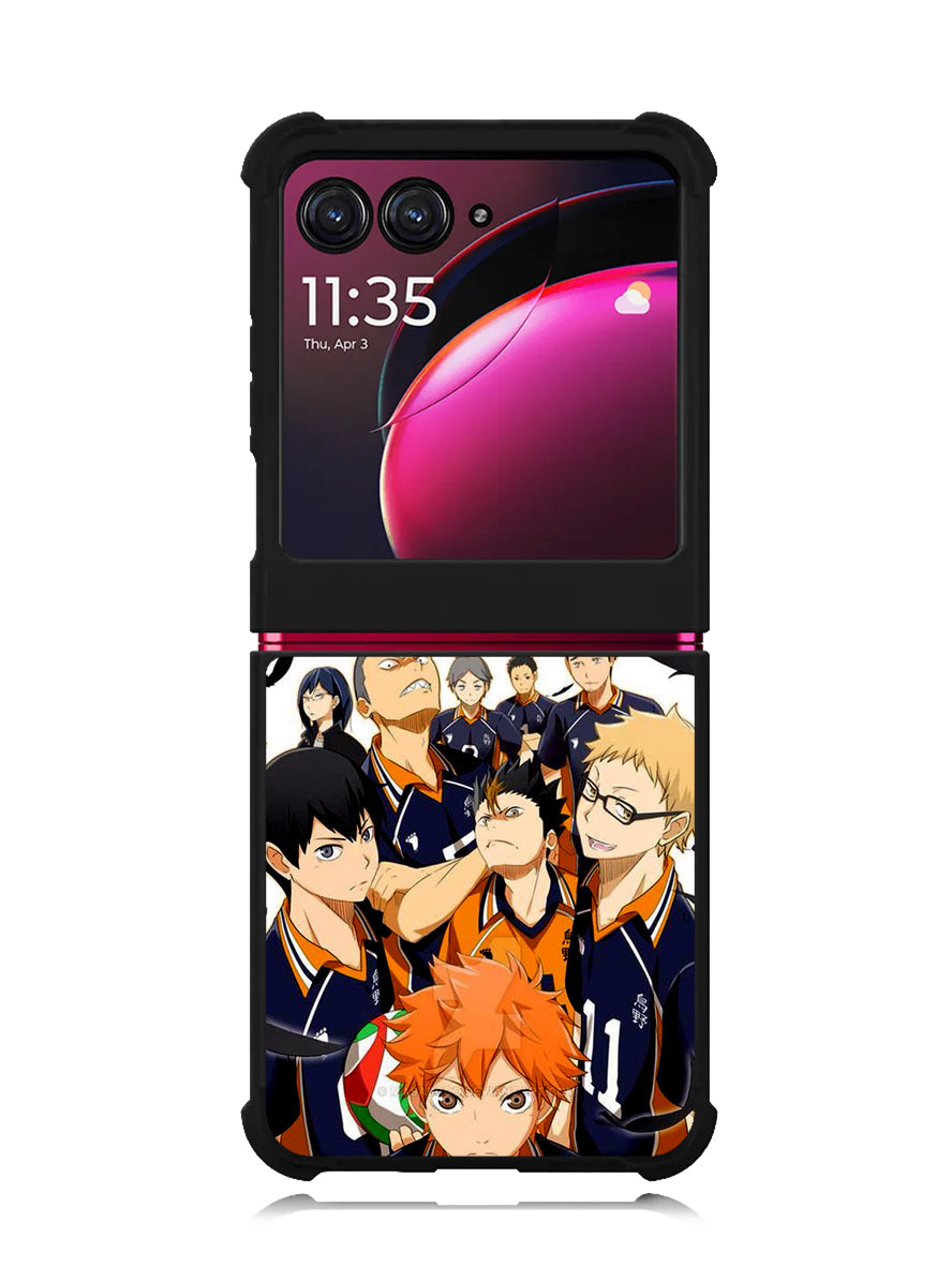 haikyuu season 4 Motorola Moto Razr Plus 2023 , Moto Razr+ 2023 Case OV0496