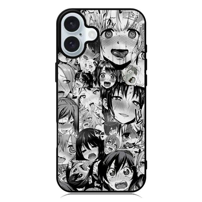 ahegao anime iPhone 16 Plus Case
