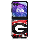 university of georgia bulldogs Logo 2nd Motorola Moto Razr Plus 2024 , Moto Razr+ 2024 Case