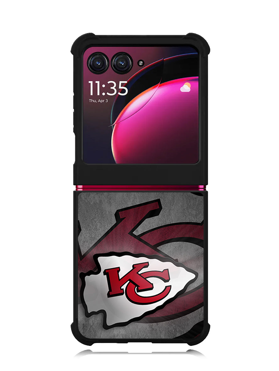 Kansas City Chiefs Logo 1st Motorola Moto Razr Plus 2023 , Moto Razr+ 2023 Case